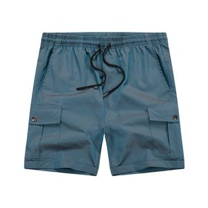 2021 Stretch Swim Trunks Mens Casual Shorts Summer Quick Dry Beach Shorts with Pockets Fashion Men Cargo Short Pants Streetwear