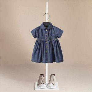 2021 Été bébé robe belle mode filles infantile princesse robes a-ligne coton enfants vêtements doux vêtements pour enfants robe Q0716