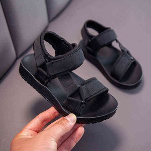 2021 Summer Boys Sandals Casual Children Kids Shoes Rubber School Breathable Open ToeBoy Beach Sandal G220523
