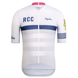 2021 Summer Breathable Pro Team Rapha Cycling Jersey Road Racing Shirts Short Sleeves Bicycle Tops Sécheur rapide extérieur SP343D