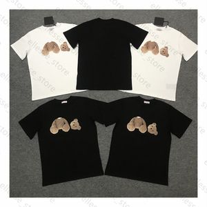 2021 Zomer Mode Heren Dames Ontwerpers T-shirts Voor Mannen Palmen Tops Luxe Letter Borduren T-shirts Kleding Korte Angels Mouwen Tee