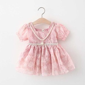 2021 Été nouveau-né bébé fille robe pour filles infantile bébé vêtements 0-2 ans mignon fête d'anniversaire princesse tutu robes robes Q0716