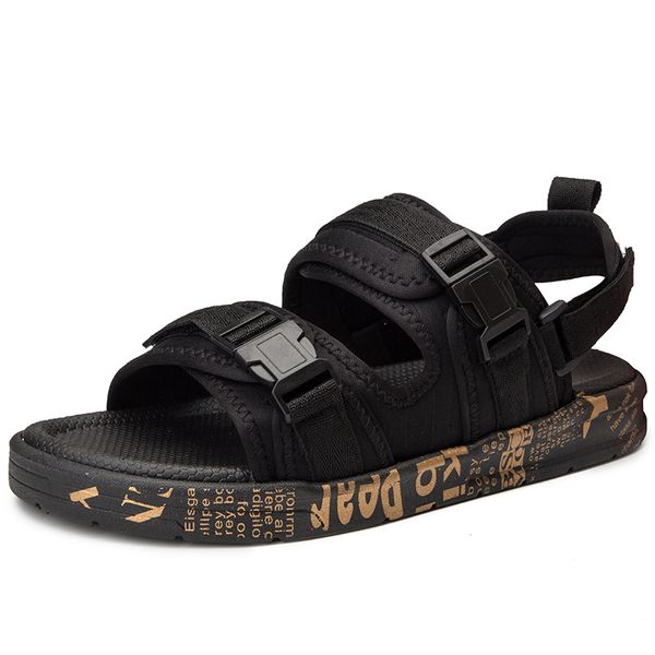 Sandalias romanas de verano para hombre, zapatillas deportivas de ocio antideslizantes, zapatos de playa de suela blanda de Vietnam para caminar al aire libre, 2021