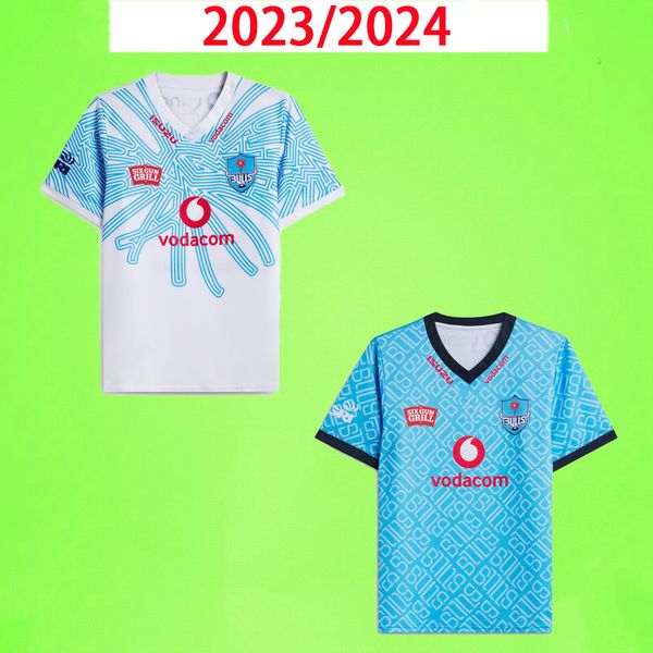 2023 2024 Bulls Rugby Jerseys Stadium 23 24 Chemise de ligue à domicile T Version autochtone Édition spéciale Tee Hommes Uniforme d'entraînement ALTERNATE bleu blanc