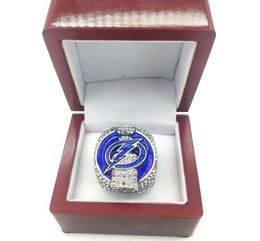 2021 Tampa Bay Lightning Championship Championship avec Wooden Box Series 'Cup Ice Hockey Champions Rings Collection Souvenirs Gift for Fans2406088