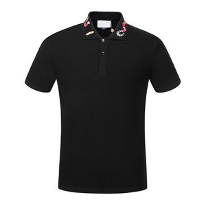 2021 Tee Heren Polos Merk Design Shirt Zomer Straat Draag Europa Mode Mannen Hoge Kwaliteit Katoenen T-shirt