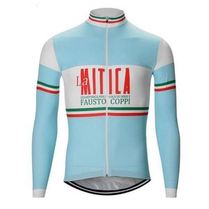 2021 Thermal La Mitica Fausto Coppi Retro wielertrui met fleeceoptie 306v