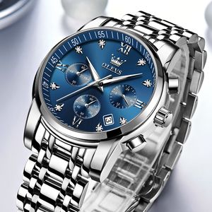 2021 Top marque hommes sport montres à Quartz en acier inoxydable étanche chronographe luxe montre-bracelet horloge hommes Reloj Hombre