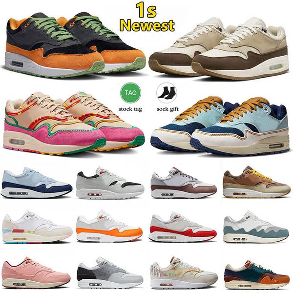 Air Airmax Max 1 Off White 2022 nouveauté chaussures de course hommes mode loin loin lourd moelleux haut qualité baskets plate-forme femmes formateurs taille 36-47