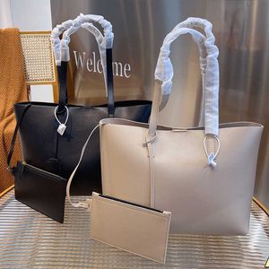 2021 sacs à bandoulière noir sac fourre-tout en cuir étanche grande capacité sac à provisions créateur de mode sac à main pour femmes