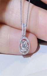 2021 Venta más vendida Círculo de joyas de lujo Posting 925 Sterling Silver redondeada Topacio blanco Cz Diamond Gemstones Fiñera Eternity Women We4331877