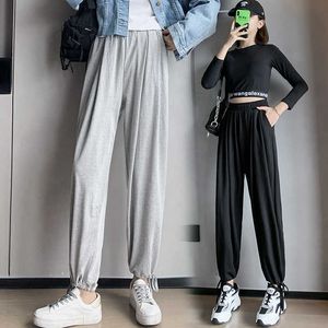 2021 Tendance Hommes et femmes Style coréen Sarouel en vrac Normcore Pantalon décontracté minimaliste Pantalon de vitalité jeune Taille M-2XL X0723