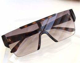 2021 Trendy Designer heren- en damesmode zonnebril vierkante eendelige lens Retro zonnebril met doos 4291
