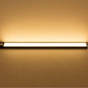 Lampe LED Ultra fine avec capteur de mouvement PIR, Rechargeable, 2021, 20/40/60cm, lampe pour placard, garde-robe, lampes de nuit en aluminium