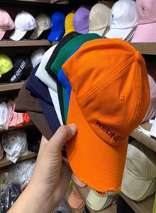 2021 Vetements Sábado Bioquímica Logo Caps Hombres Mujeres Alta Calidad Rojo Bordado Mark Vetements Sombreros Verano Casual VTM Visors9461670