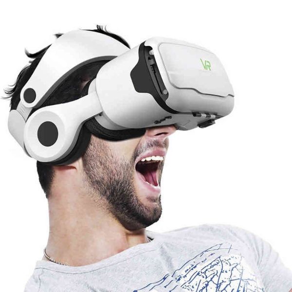 2021 VR Casque Virtual Reality Lunes 3D VR VRY pour smartphones Compatible avec iPhone Android 5-7 pouces H220422197C