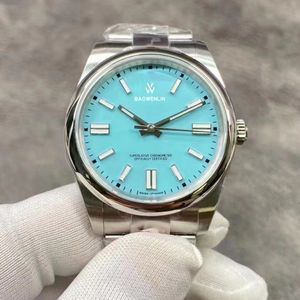 2021 Horloges Automatisch Mechanisch Uurwerk Waterdicht Saffier Collectie Moderno Model Hight Quality Heren Montre De Luxe Roestvrij Staal Glazen Horloge 124300