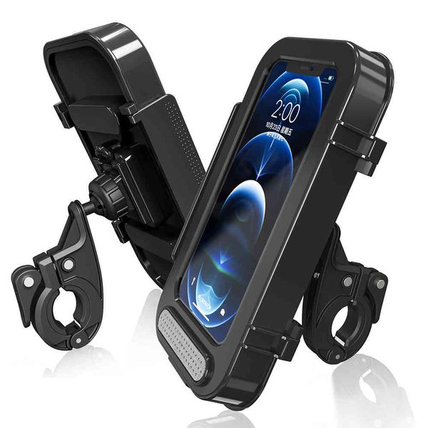 2021 support de vélo étanche support moto guidon montage sac étuis universel vélo Scooter support de téléphone portable