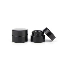Bouteilles de concentré de verre 5 ml Récipient noir complet avec couvercle rotatif Protection UV vide