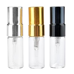 2021 Prix de gros Mini bouteille de pulvérisation Bouteille transparente Fine Mist Cosmetics Perfume Container 2 ml 25ml 3ml FHHVC