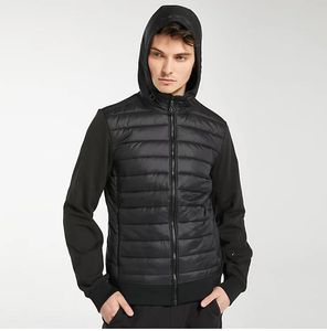 CARDIGAN en laine pour hommes, doudoune épissure, manteau à capuche, garde au chaud, style britannique, hiver 2021, NT71