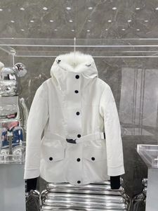 Veste d'hiver Parka pour femme, manteau chaud et épais avec col en fourrure de raton laveur, veste de Ski de neige, manteaux rembourrés, 2024