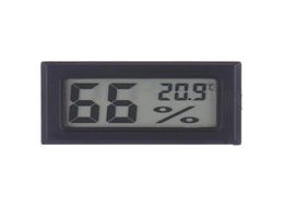 2021 Wireless LCD Digitale indoor thermometer Hygrometer Mini Temperatuurvochtigheid Meter Zwart Wit4492712