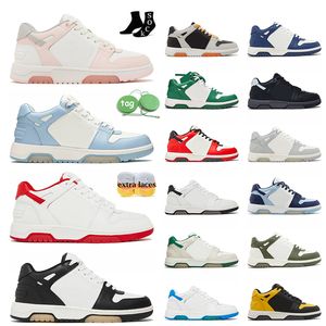 White Low Out Of Office Sneaker Chaussures Femmes Hommes Calf Leather Pink Foam Ooo For Walking Tennis OG Lows Panda Runners Platform Trainers
