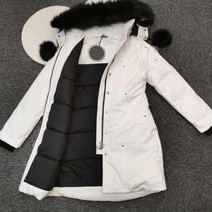 Chaqueta de plumón para mujer Abrigos de invierno para mujer Casual al aire libre Canadá Cuello de piel grande Outwear Espesar alto grado A prueba de viento y cálido Sombrero desmontable Prendas de abrigo