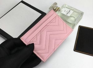 2021 femmes mode classique portefeuille sac à main marmont vague motif noir décontracté carte de crédit ID titulaire en cuir Ultra mince portefeuille paquet sac