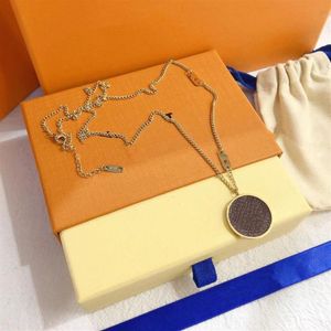 2021 Vrouwen Luxe Designer Sieraden Romeinse Cijfer Keramische Hanger Kettingen Rosegold Kleur Rvs Heren Ketting Gouden Chain262M