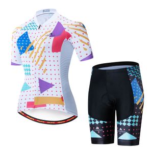 2024 Vrouwen Miloto Fiets Team Korte Mouw Set Maillot Ciclismo Wielertrui Zomer Ademend Kits