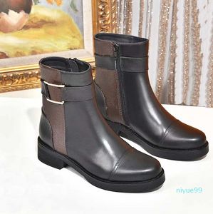 2021 Women Snow Boot Desert Boot Ankle Boots Genuine Leather Coarse Non Slip Winter Shoes Size EU 35-41 By shoe10 03