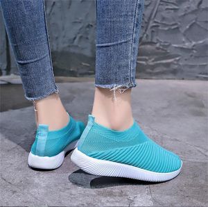 2021 Mujeres Calcetín Zapatos Diseñador Zapatillas de deporte Entrenador Corredor Top Calidad Negro Moda Calcetines planos Zapatos casuales al aire libre Tamaño 35-43