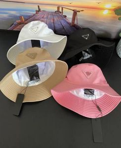 2021 Femmes Seau Chapeau Robe extérieure Chapeaux Large Fedora Crème Solaire Coton Pêche Chasse Cap Hommes Bassin Chapeau Soleil Prévenir caps8751217