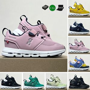 20211 Cloud Play Kids Running Shoes Designer On Classics Black Midnight Blue Mostard Yellow Seedling Marshmallow Pink Green Babys Outdoor Sneakers 22-35