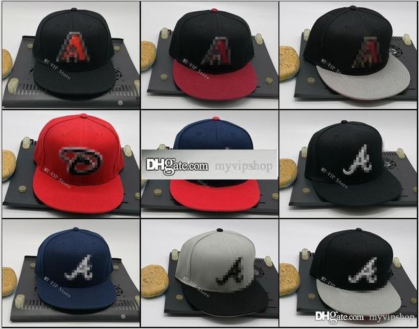 20212 Myvipshop Todo el equipo Gorras de béisbol equipadas Venta al por mayor Deportes Planos Sombreros cerrados completos Moda al aire libre Hip Hop Snapback Chapeau Bones Gorra Lettter