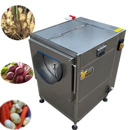 2021 Fruit Fruit Équipement de lavage de brosse à légumes Cassava Cassava Gondière Gondière industrielle Machine de pelage de pomme de terre CE2037