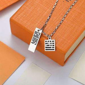 2021 Fashion Strings Pendentif Collier de déclaration de rue pour homme femme Bijoux Pendentifs de fête Brins de haute qualité avec box243i