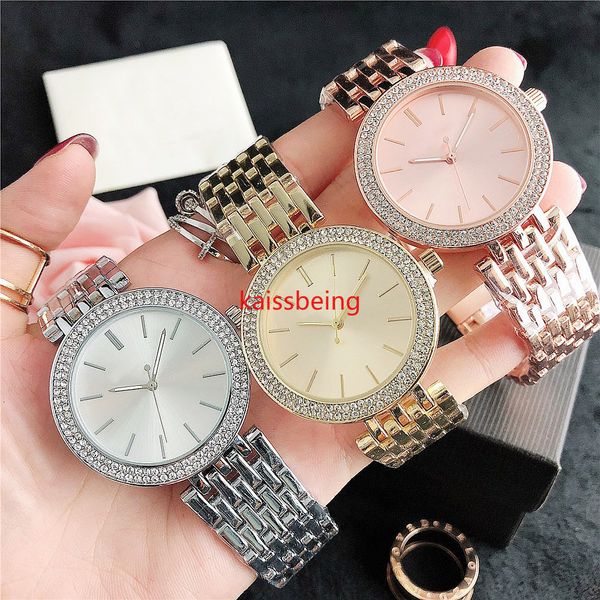 2021 M Bear luxe classique dames marque montres femmes montre à Quartz en acier inoxydable bande bracelet montre-bracelet Reloj cadeau de noël 6