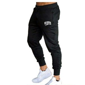 2021 mens joggers Gyms Pantalones Casual elástico músculo algodón hombres Fitness entrenamiento flaco pantalones de chándal Jogger culturismo ropa M-XXL