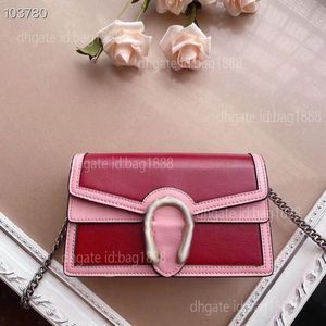 2021New Luxury Luxury Women's Handbag Designer Mini Sac à bandoulière Sac de messager en cuir 16,5 cm 476432