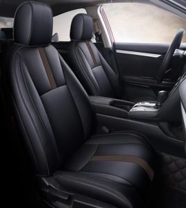 2021Nouveau style housses de siège de voiture personnalisées pour Honda Select Civic siège auto en cuir de luxe imperméable antifouling protéger ensemble slip Inter8200230
