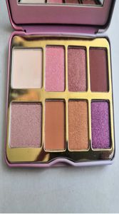 2021Newest Deluxe Melt in Stock Tickled Peach Mini fard à paupières Palette de maquillage Holiday Chirstmas 8Color Eye Shadow7069176