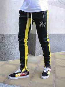 2021 SikSilk Nouveaux hommes Polyester Coréen Sarouel Automne Mode Slim Pantalons décontractés pour hommes Jogging Pantalon de survêtement X0723