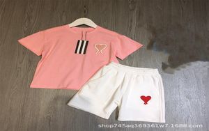 2021ss Babykleding Set Designers Kids Boys Polo Shirts Cotton Boy Short Sets Luxe Merk Summer Children Suit Sport Love Kid Tracks1461279