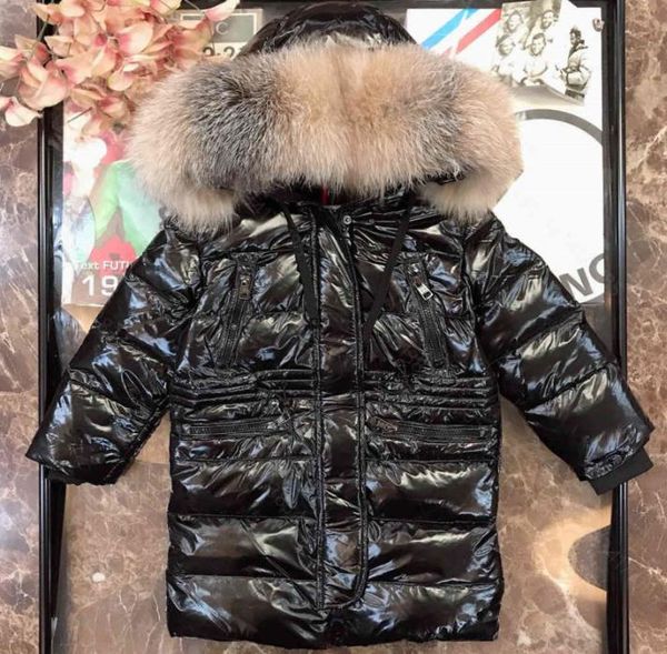 2021SS Designer Kids Down Jacket Hat Docuable Cat Cat Logo Silver Foxx Fur Collar Brand Hiver Highend Boys Girls MIDI HOODIE MATION 1522733