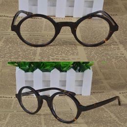 2021SS Vintage Eyeglass Lunettes de soleil Frames de forme de forme ronde Frames pour hommes et femmes Colophonie Mémoire de métal matériau extérieur Eye1614621
