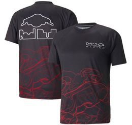 2022 1 Costume de course Nouveau t-shirt Uniformes d'équipe à manches courtes Coureur personnalisé Même style Fans de voiture T-shirts surdimensionnés décontractés Logo de l'équipe de sport automobile Jersey9264577