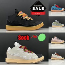 2024 Designer Kleding Schoenen Curb Sneakers Wit Ivoor Zwart Multi Groen Beige Heren Dames Luxe Merken Platte Hakken Trainers womandress des chaussures